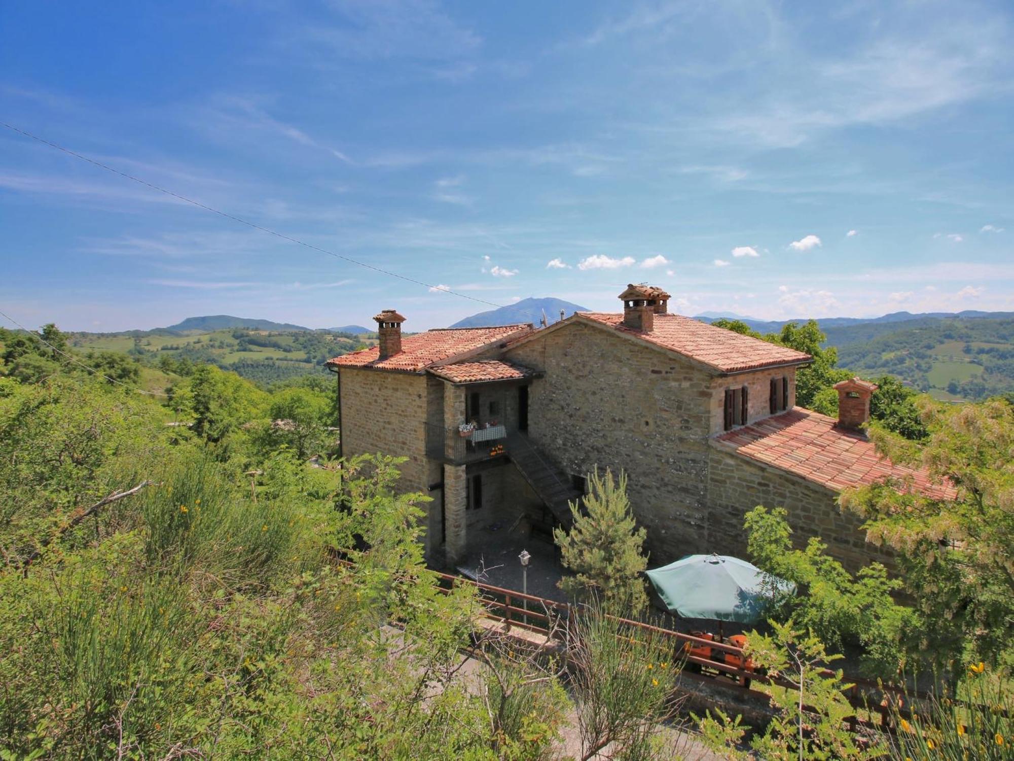 Вилла Farmhouse In Apecchio With Swimming Pool Terrace Garden Экстерьер фото
